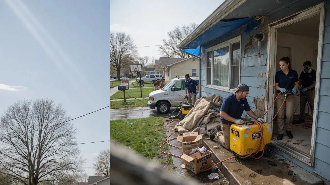 Basement Flood Cleanup in Carlisle, IN near me